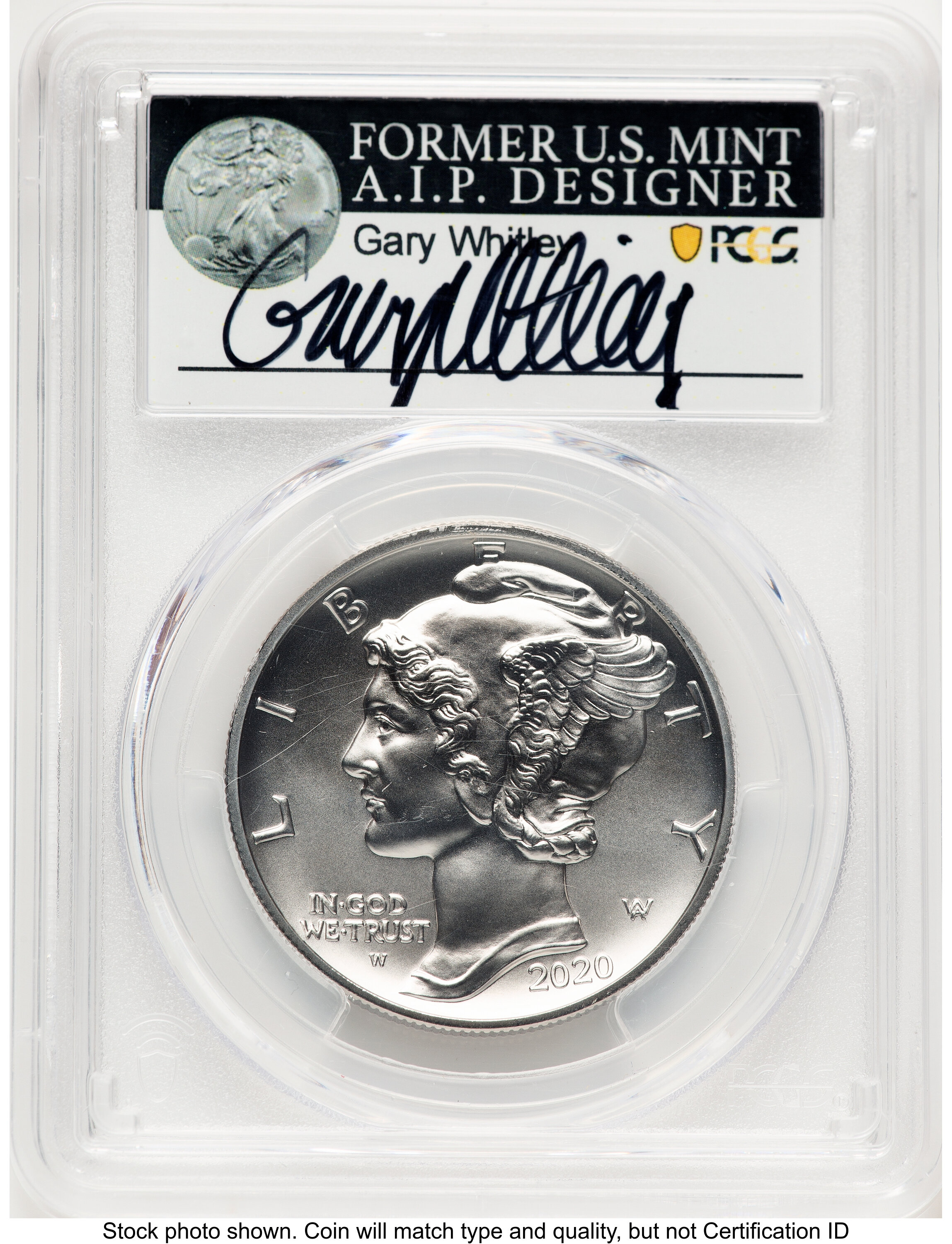 2020-W Palladium Eagle 1 oz Burnished FDI Gary Whitley 70 PCGS