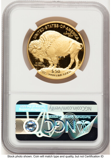 2019-W Proof Gold Buffalo 1 oz FDI Ed Moy 70 NGC