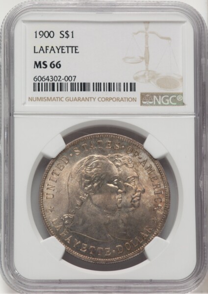 1900  Lafayette Dollar, MS 66 NGC
