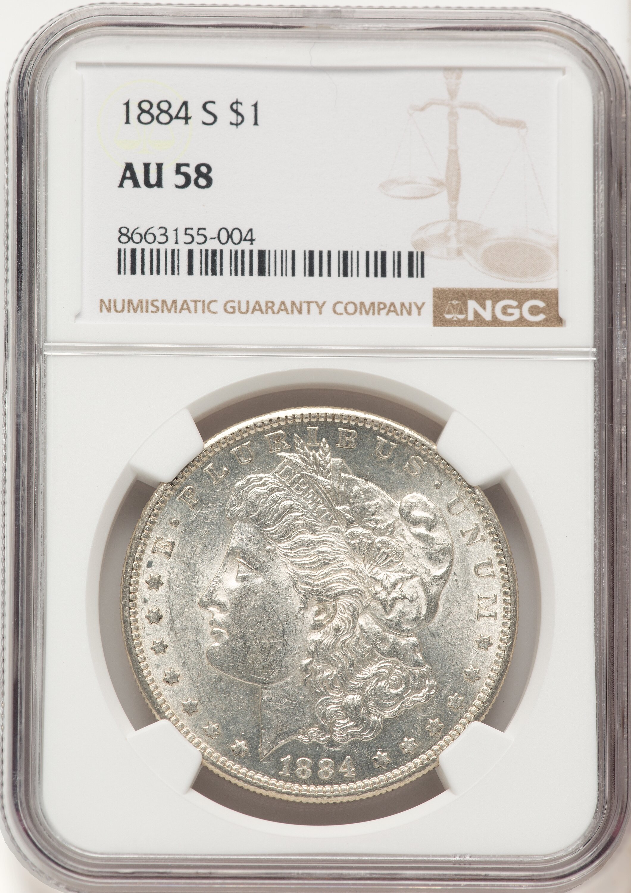 1884-S S$1 58 NGC