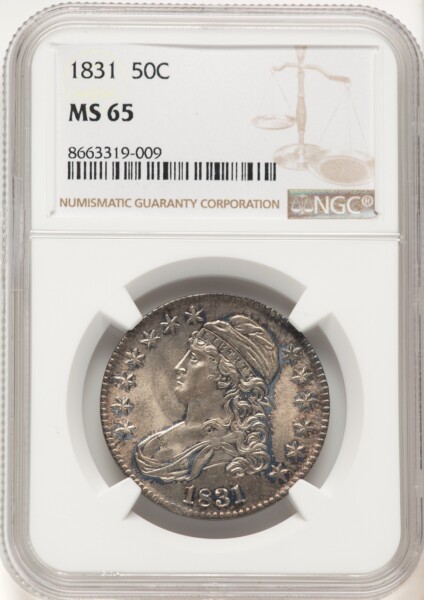 1831 50C, MS 65 NGC