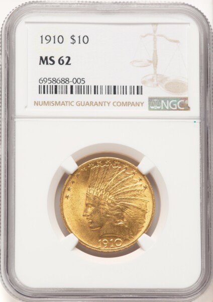 1910 $10 62 NGC