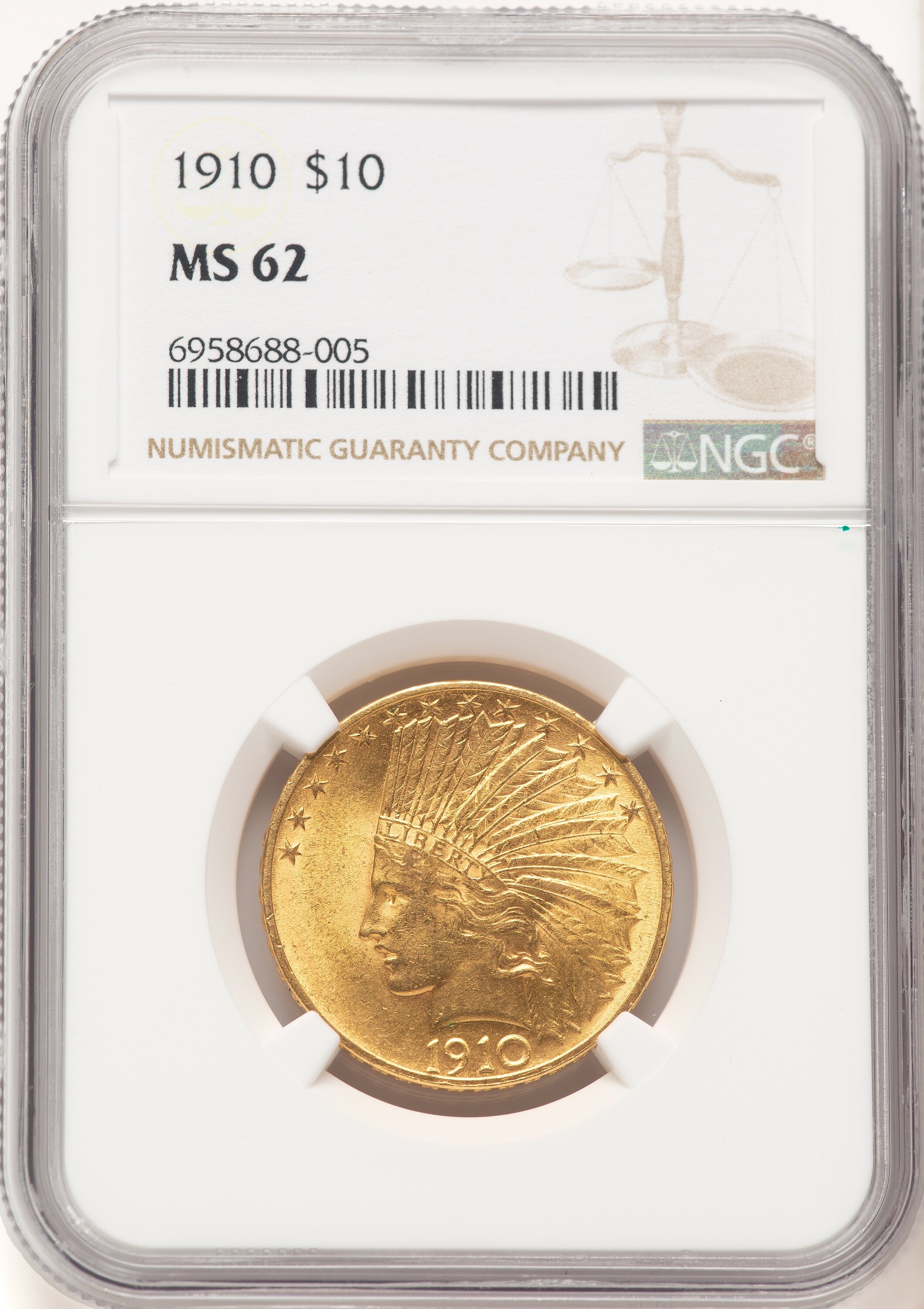 1910 $10 62 NGC
