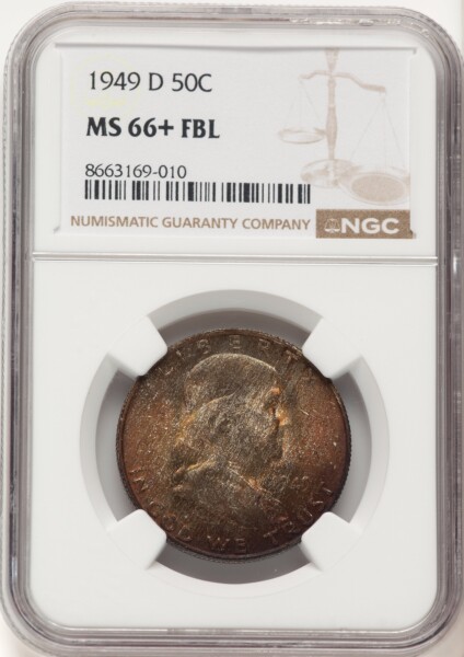 1949-D 50C, FL NGC Plus 66 NGC