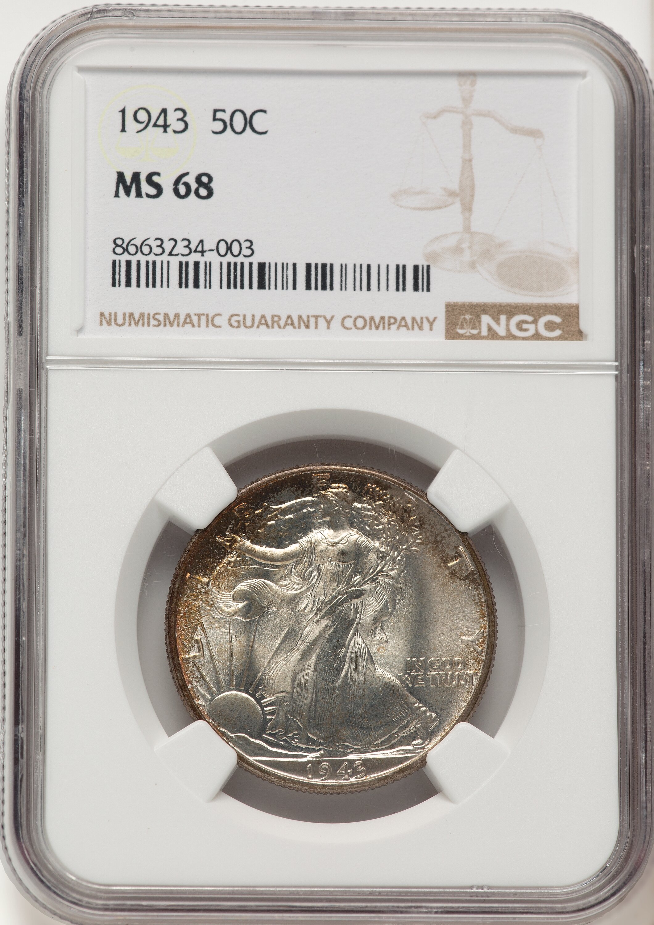 1943 50C 68 NGC