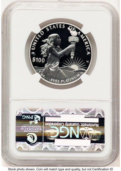 2014-W Proof Platinum Eagle 1 oz FR Blue 70 NGC