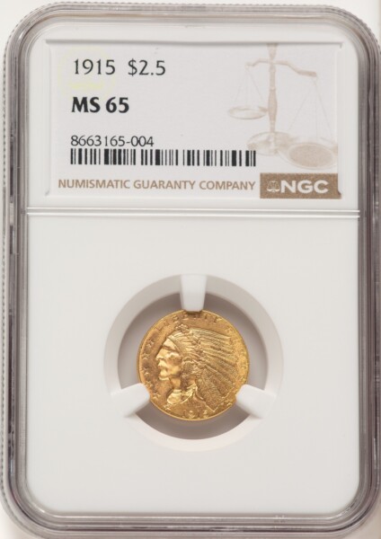 1915 $2 1/2 65 NGC