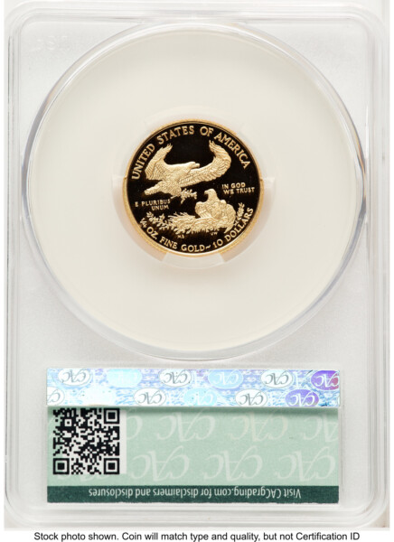 2011-W Proof Gold Eagle 1/4 oz Non Designation 70 CACG