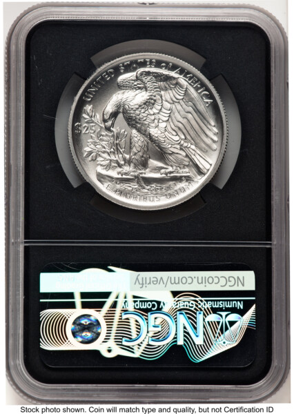 2020-W Palladium Eagle 1 oz Burnished Anna Cabral US Treasurer's Collection Series Blk Core 70 NGC