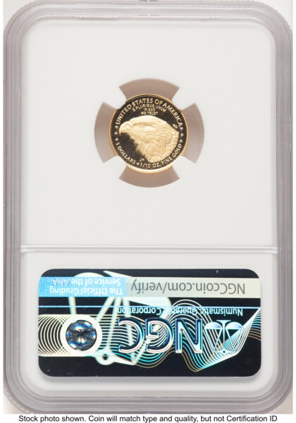 2021-W Type 2 Proof Gold Eagle 1/10 oz FDR Jennie Norris 70 NGC