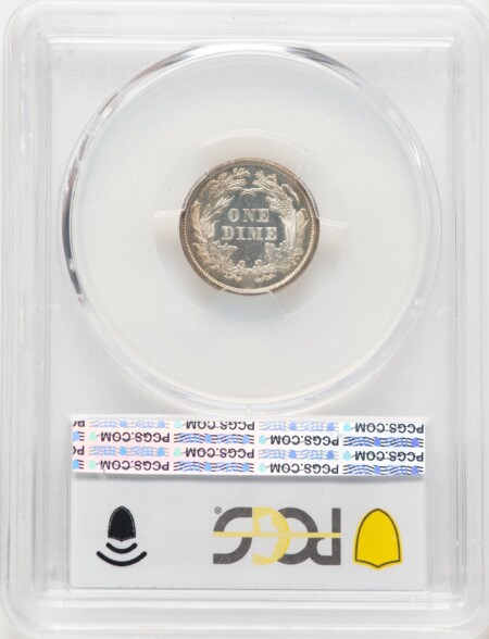 1873 10C, CA PCGS Secure 65 PCGS