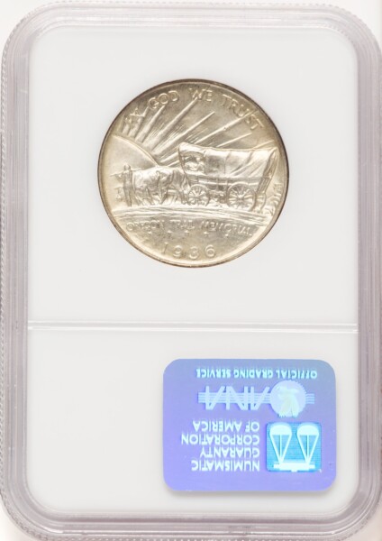 1936 50C Oregon, MS 67 NGC