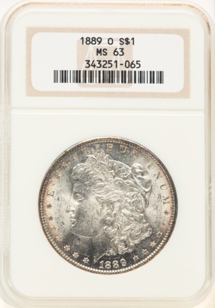 1889-O S$1 63 NGC