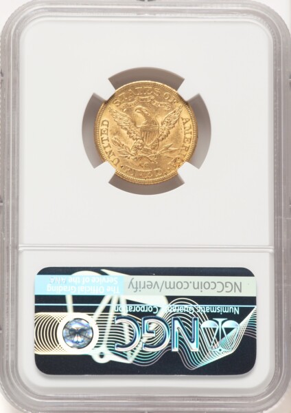 1890-CC $5 62 NGC