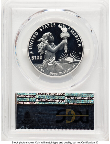 2014-W Proof Platinum Eagle 1 oz FS Silver Foil 70 PCGS