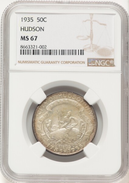 1935 50C Hudson, MS 67 NGC