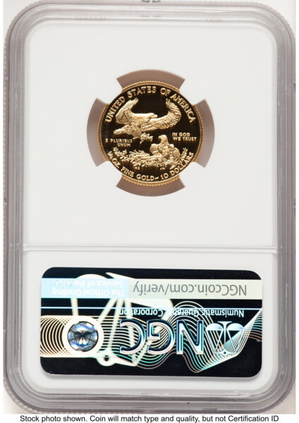 2018-W Proof Gold Eagle 1/4 oz Ed Moy 70 NGC