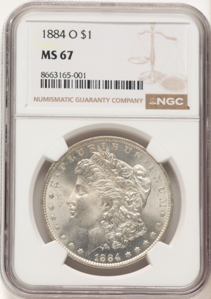 1884-O S$1 67 NGC