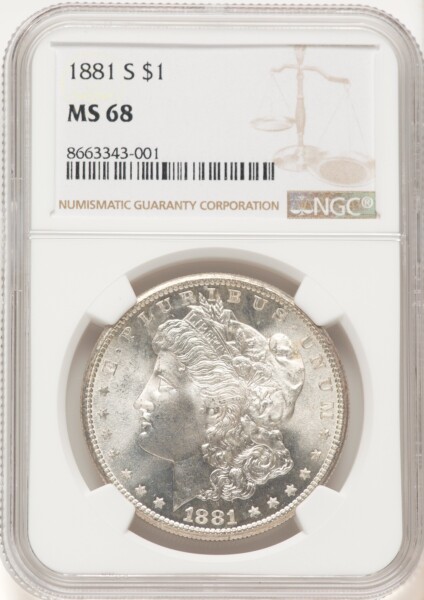 1881-S S$1 68 NGC