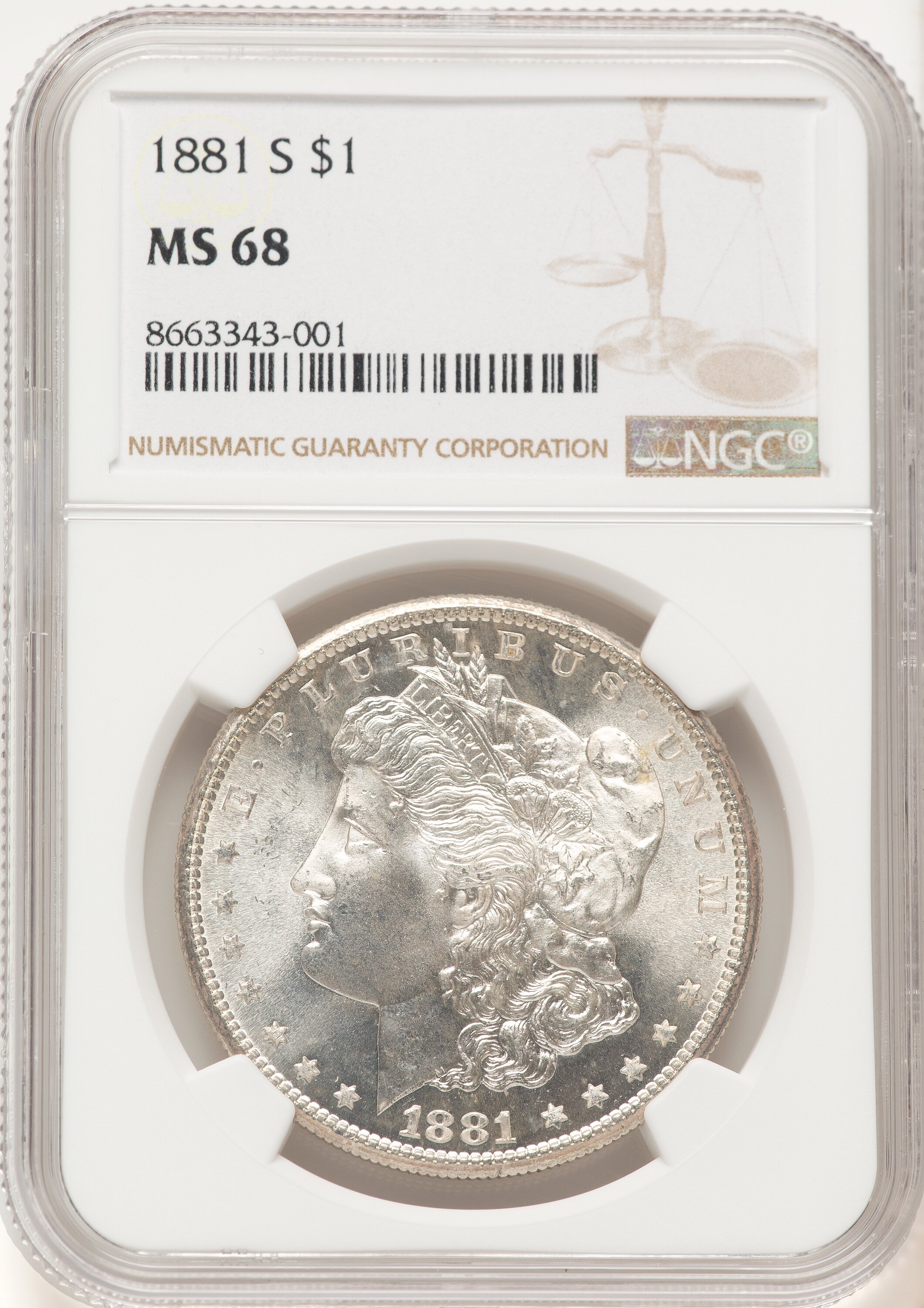 1881-S S$1 68 NGC