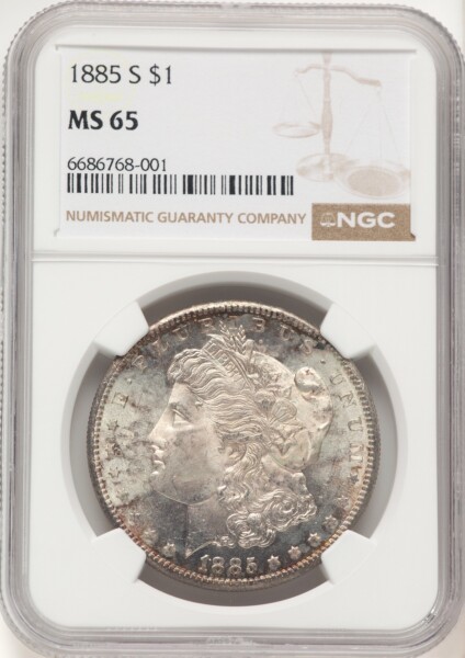 1885-S S$1 65 NGC