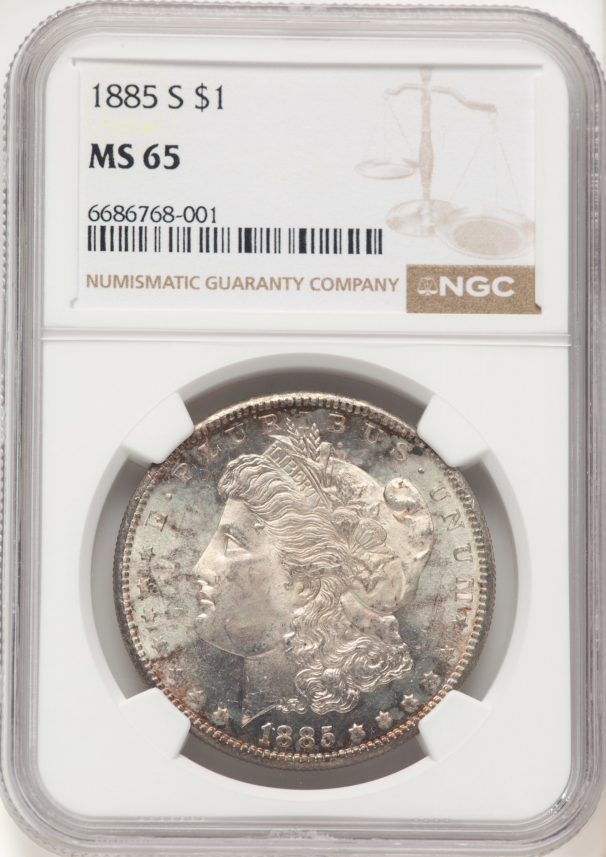 1885-S S$1 65 NGC