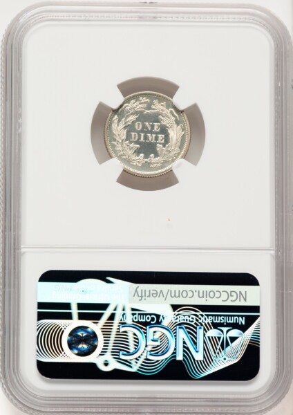 1871 10C, CA 65 NGC