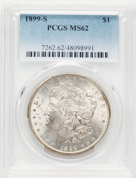 1899-S S$1 62 PCGS