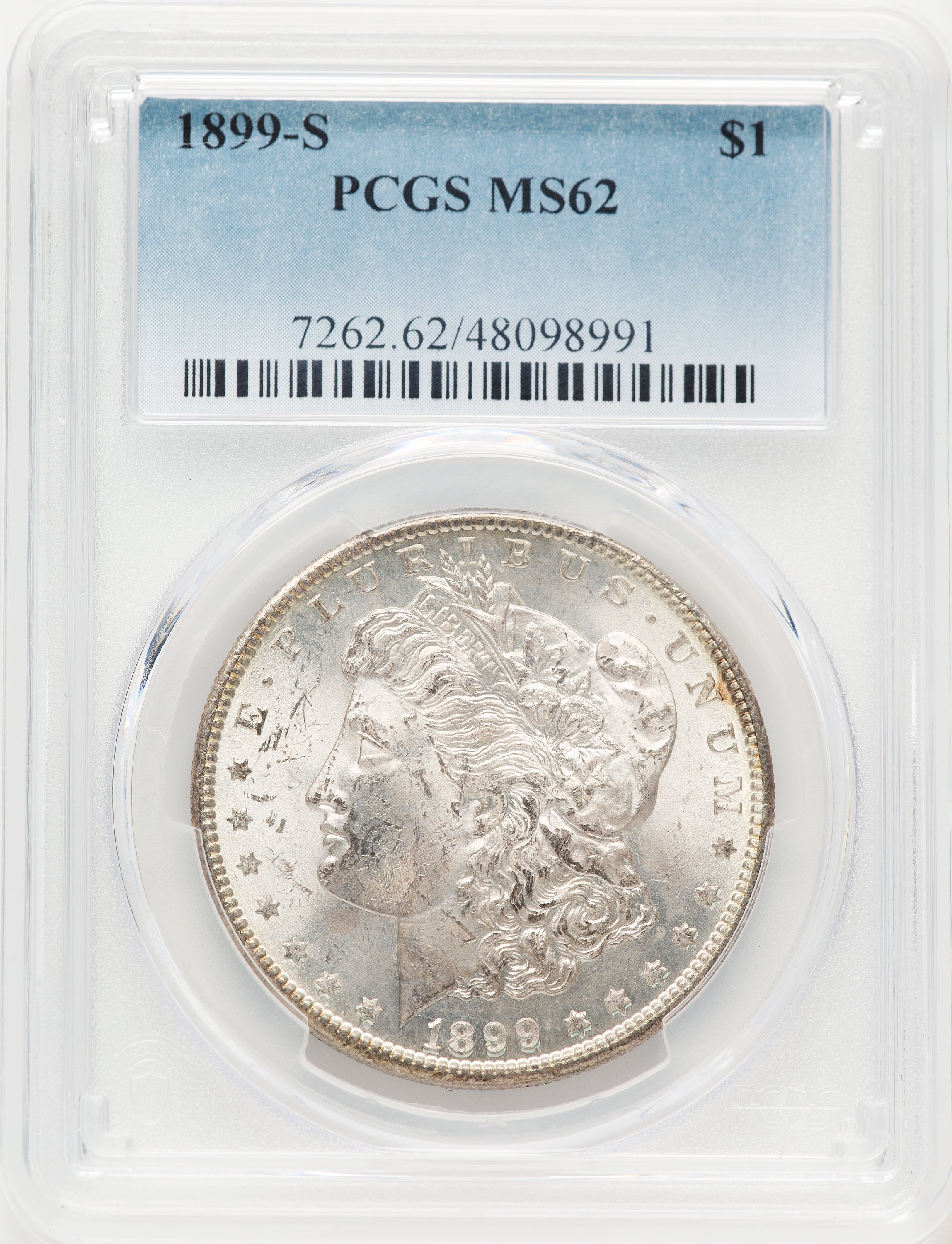1899-S S$1 62 PCGS