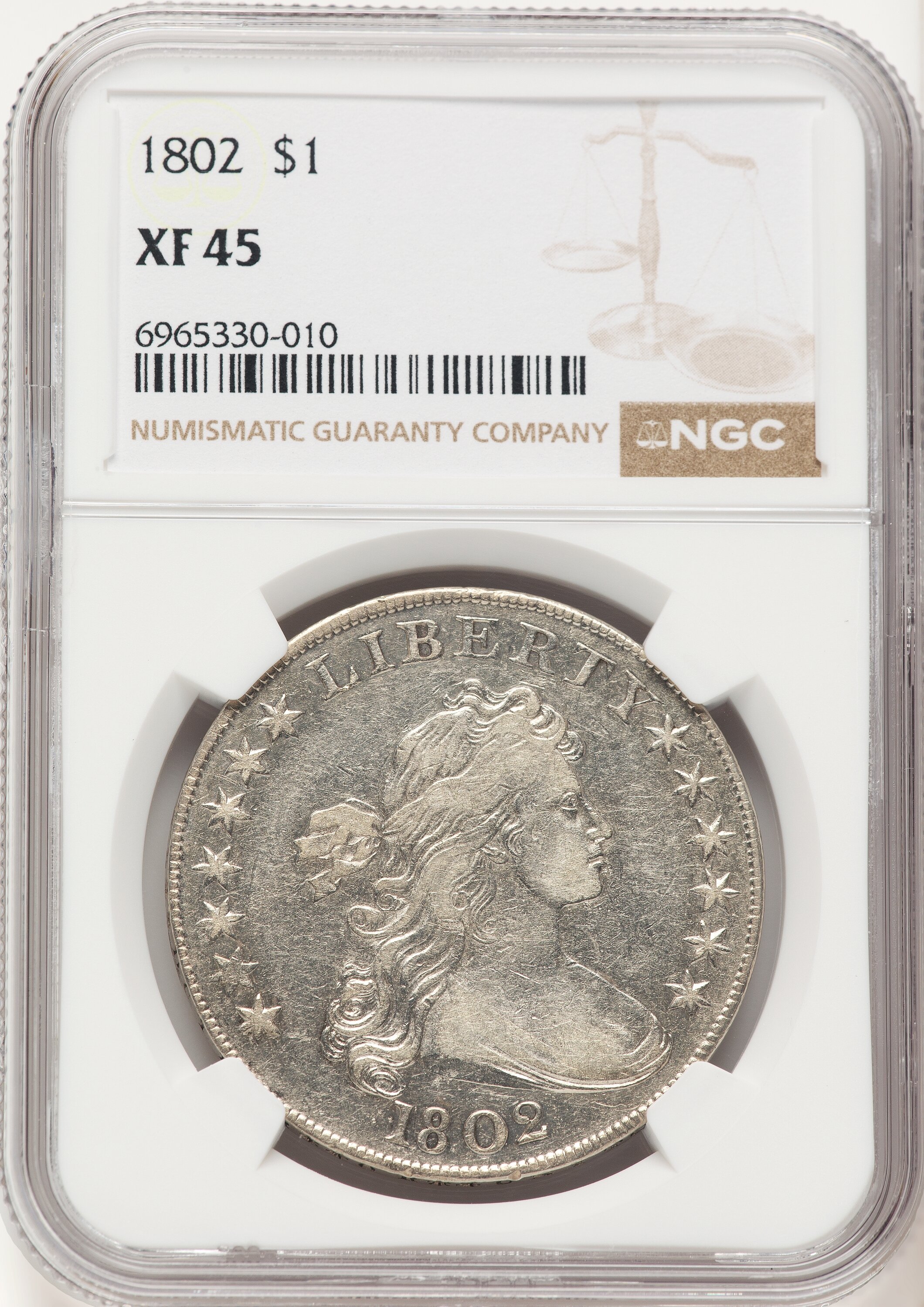 1802 S$1 Narrow Date 45 NGC