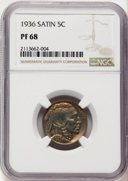 1936 5C Type One Satin, PR 68 NGC