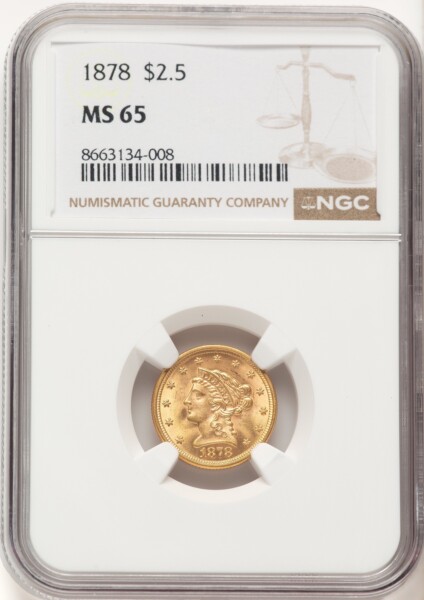 1878 $2 1/2 65 NGC