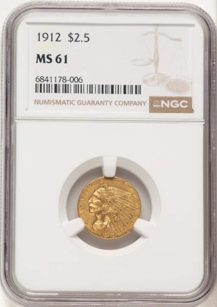 1912 $2 1/2 61 NGC