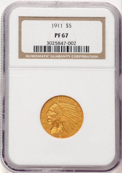 1911 $5 67 NGC