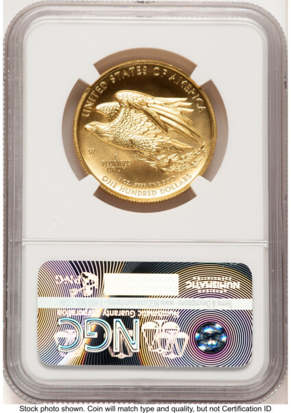 2015-W G$100 American Liberty High Relief 2015 HR Label 70 NGC