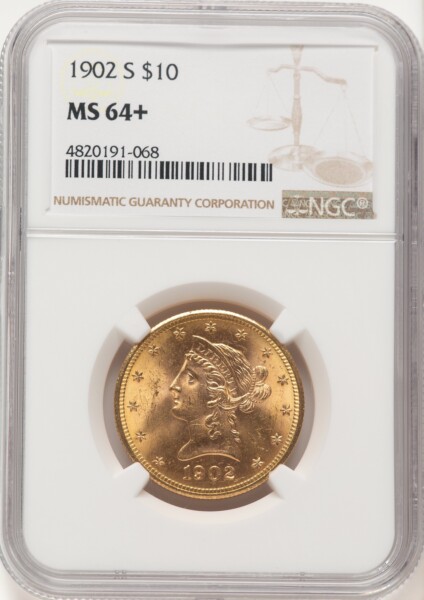 1902-S $10 NGC Plus 64 NGC