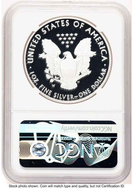2020-W Proof Silver Eagle 1 oz Ed Moy 70 NGC