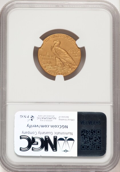 1908 $5 66 NGC