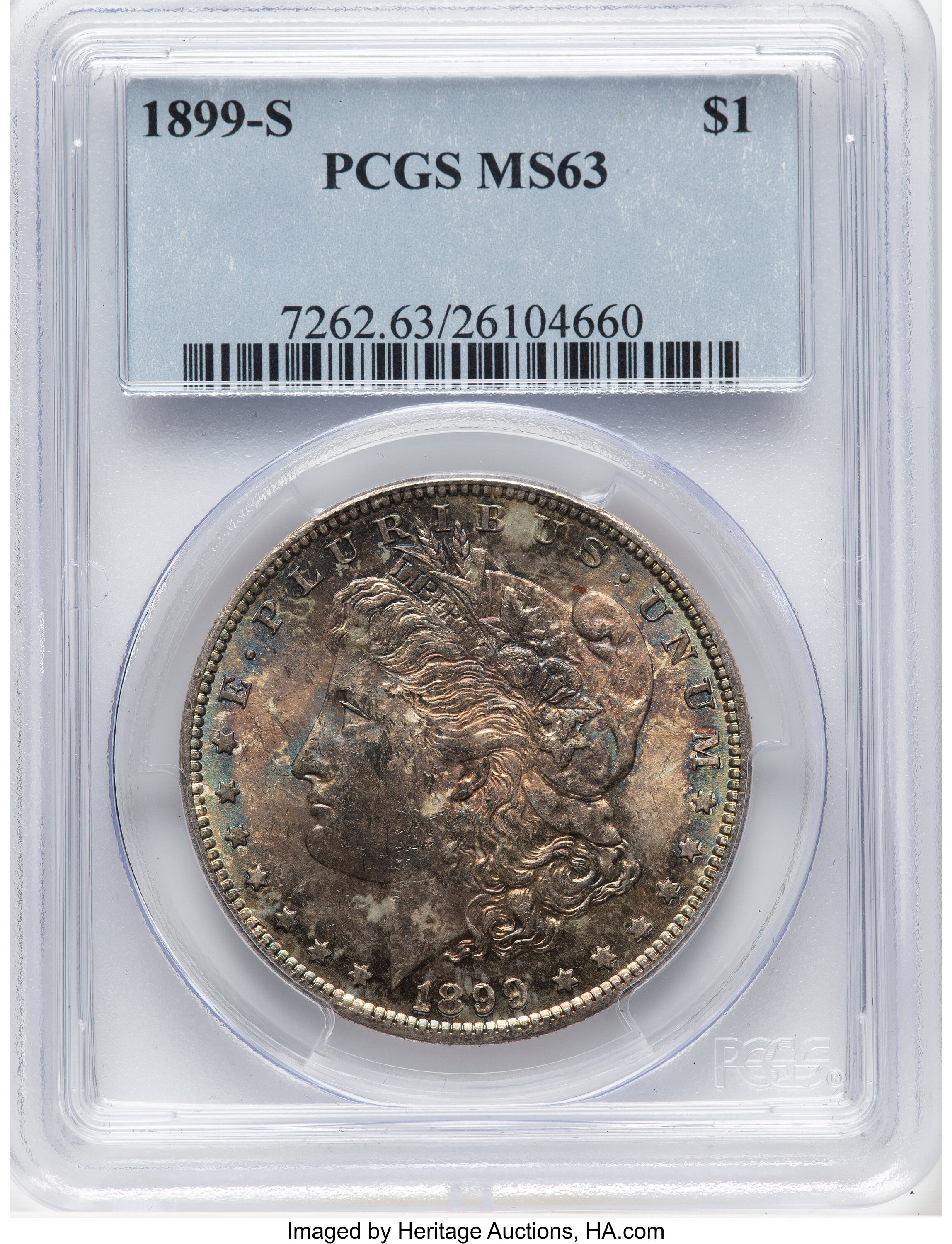 1899-S S$1 63 PCGS