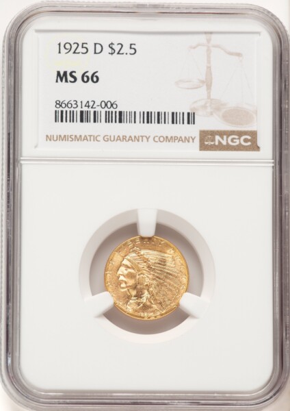 1925-D $2 1/2 66 NGC