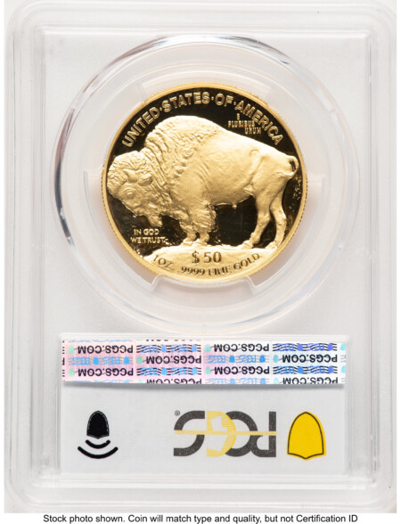 2023-W Proof Gold Buffalo 1 oz FS Blue Gradient 70 PCGS