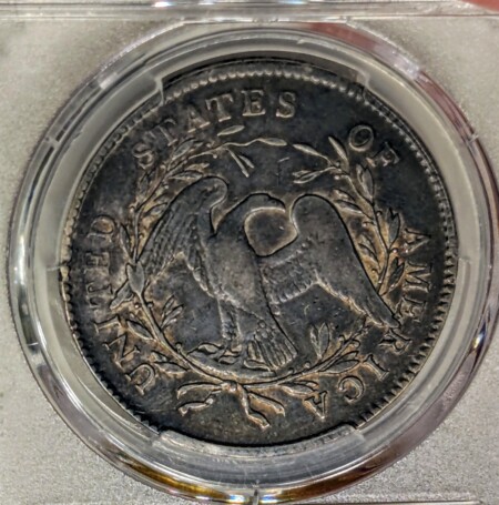 1795 $1 Flowing Hair, 2 Leaves VF30 PCGS Secure