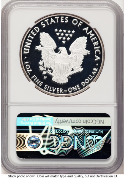 2018-W Proof Silver Eagle 1 oz Thomas Uram 70 NGC