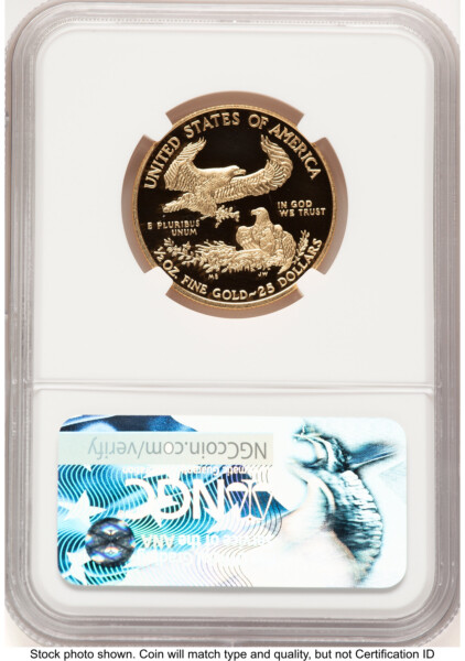 2017-W Proof Gold Eagle 1/2 oz Ed Moy 70 NGC