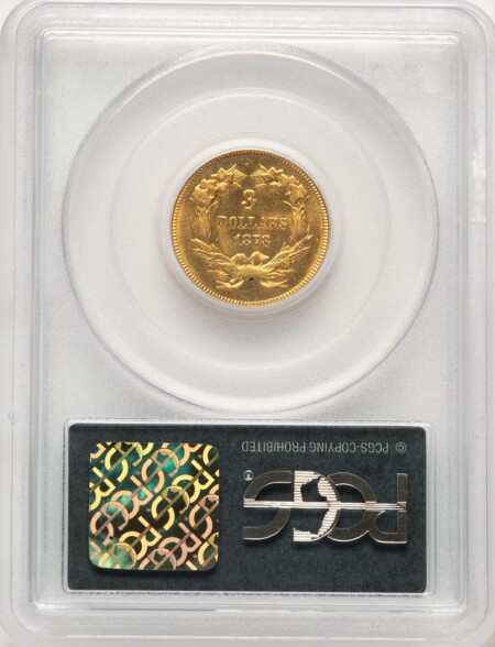 1878 $3 61 PCGS