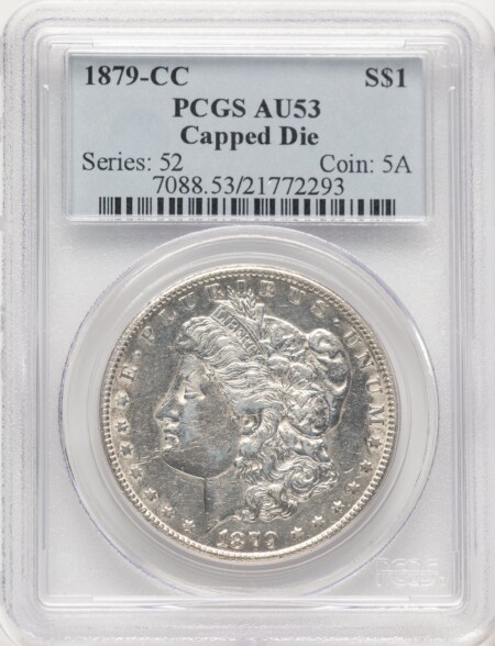 1879-CC S$1 CAPPED DIE 53 PCGS