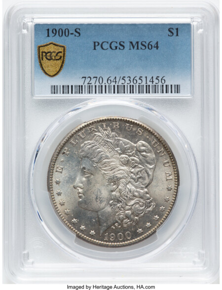 1900-S S$1 PCGS Secure 64 PCGS