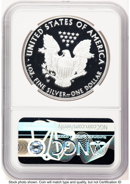 2019-W Proof Silver Eagle 1 oz Thomas Uram 70 NGC