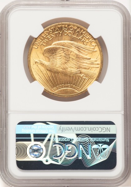 1908 $20 MOTTO NGC Plus 64 NGC