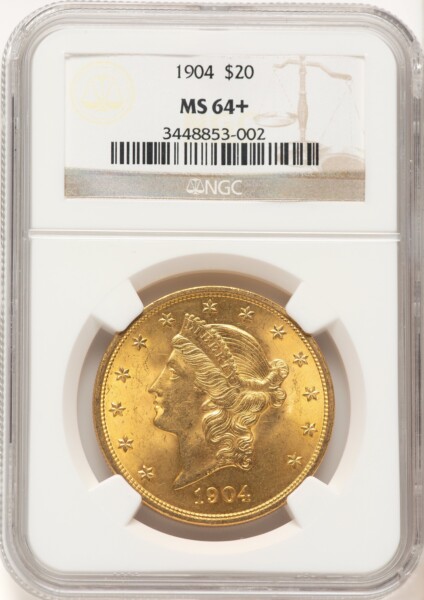 1904 $20 Liberty NGC Plus 64 NGC